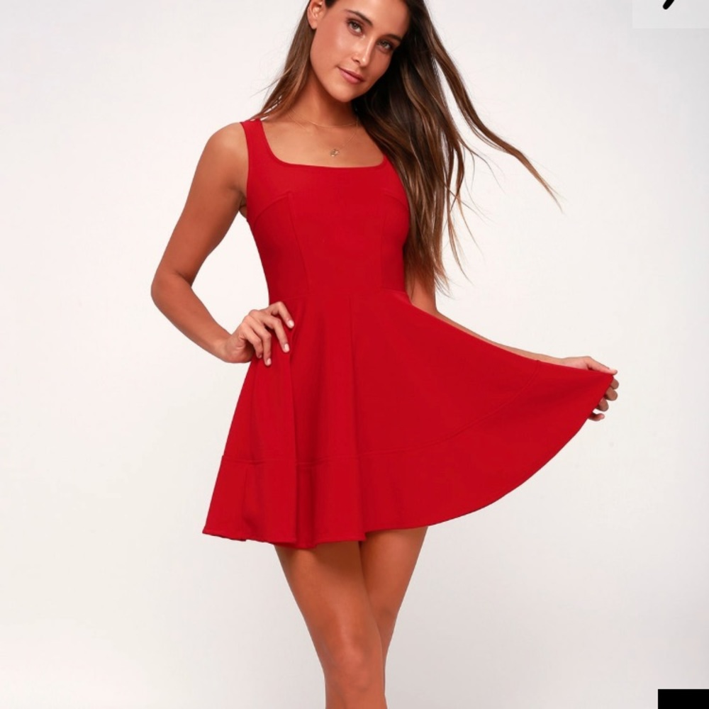 Red lulus dress